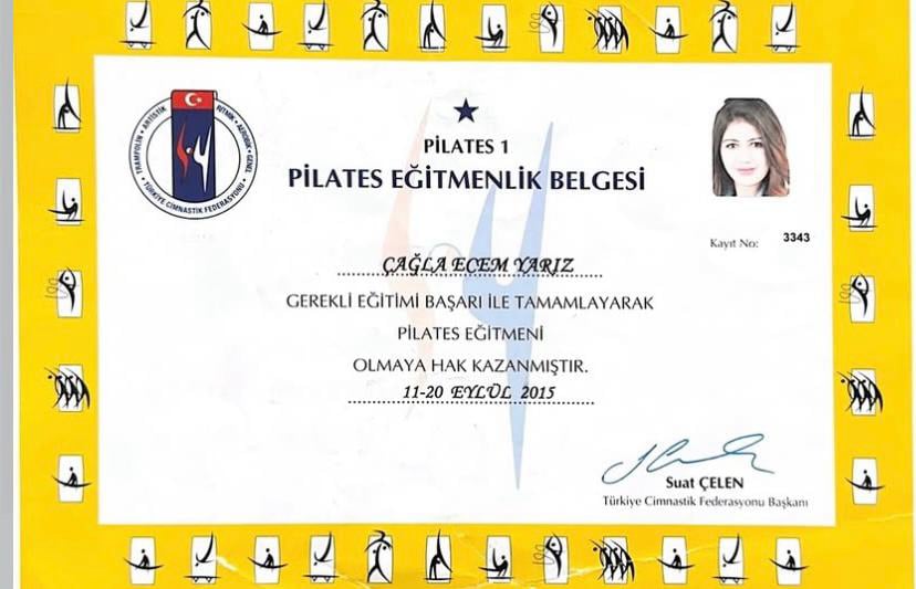 Uzmanlık Sertifikası 1